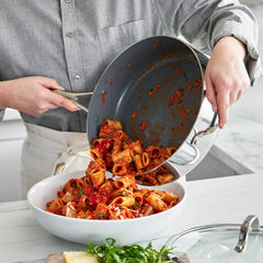 Valencia Pro Stainless Steel 5-Quart Sauté Pan with Lid