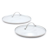 GreenPan Glass Lid Set - 9.5" & 11"