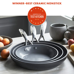 Valencia Pro Ceramic Nonstick 11-Piece Cookware Set | Gray