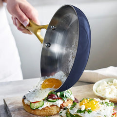 Reserve Pro Uncoated Stainless Steel 8" Frypan | Twilight