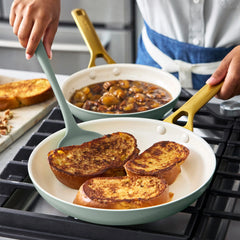 Reserve Pro Ceramic Nonstick 10" and 12" Frypan Set | Moss