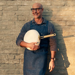 Stanley Tucci™ Ceramic Nonstick 8" Frypan | Carrara White